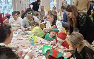 warsztaty świąteczne z rodzicami w grupie 6